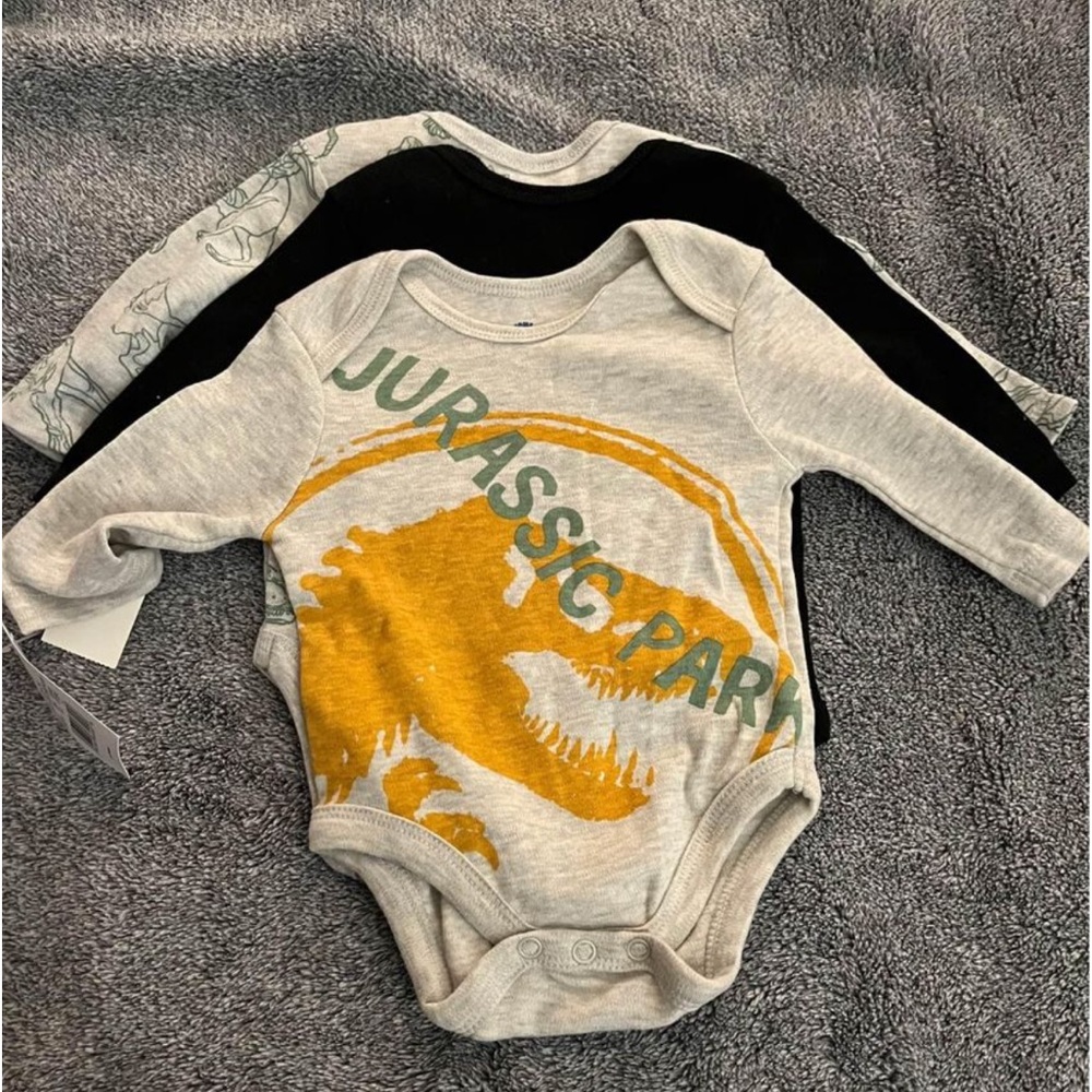 Newborn Long Sleeve One piece set of 3